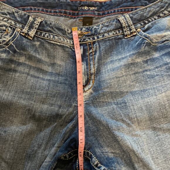 Lane Bryant High Rise Bootcut Denim Blue Jeans Sz 24 Stretch Women’s - Picture 11 of 14